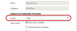 Workflow scope