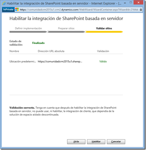 OneNote - Enable SharePoint Integration Step 5