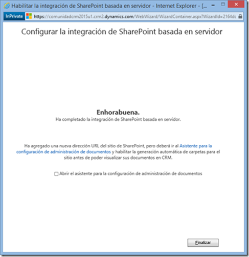 OneNote - Enable SharePoint Integration Step 6