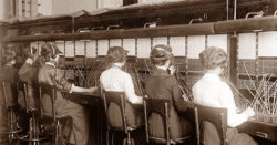 Women Telephone Operators at Work