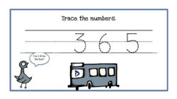 Trace the numbers