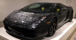 Pre-keyed Lamborghini