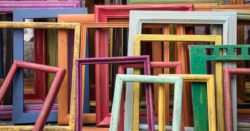 Assorted wooden frames