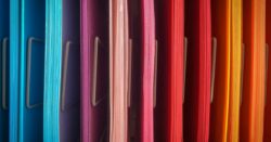 Colorful folders