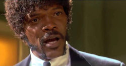 Samuel Jackson as Jules in the movie Pulp Fiction