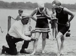 Beach police in 1922